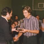 1977-78 VII Torneo Patronato en Mungia Miguel Sesé con Pruden d