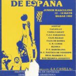 1985 mayo Campeonato de España Junior - Bilbao