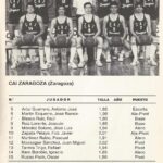 1985 mayo Campeonato de España Junior - Bilbao -CAI Zaragoza