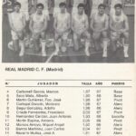 1985 mayo Campeonato de España Junior - Bilbao -Real Madrid