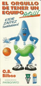 Sirimiri, mascota campaña socoios 95-96