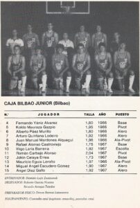 1984-85 Cto. España Caja Bilbao junior