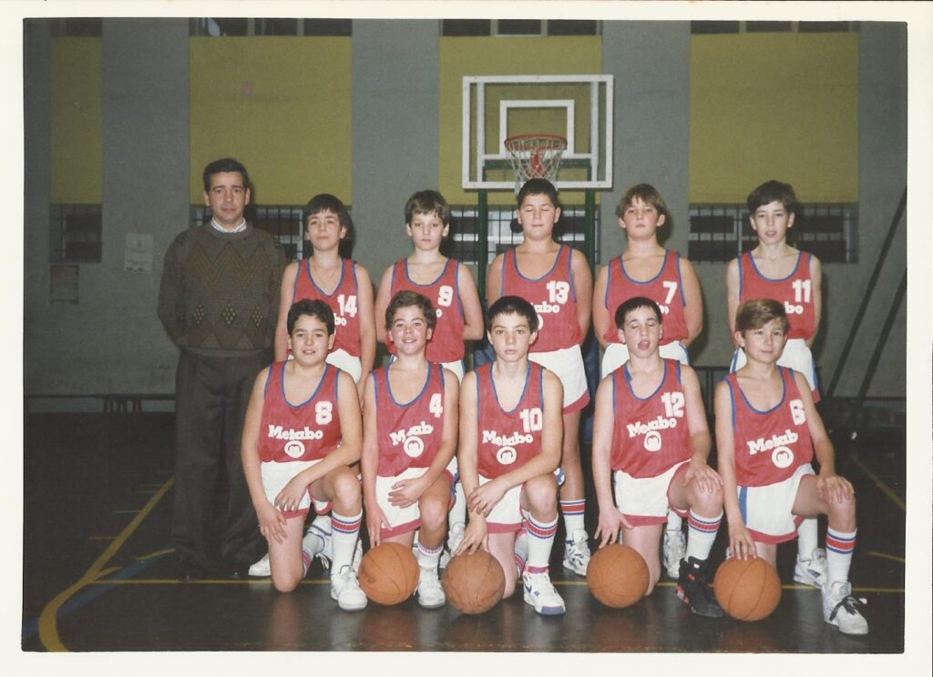 91-92 Maristas mini campeón liga, Euskadi y PIN
